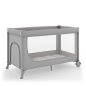 Kinderkraft LEODY UP сгъваема бебешка кошара с аксесоари GREY