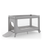 Kinderkraft LEODY UP сгъваема бебешка кошара с аксесоари GREY