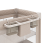 Kinderkraft LEODY UP сгъваема бебешка кошара с аксесоари BEIGE