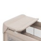 Kinderkraft LEODY UP сгъваема бебешка кошара с аксесоари BEIGE