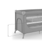 Kinderkraft LEODY UP сгъваема бебешка кошара GREY