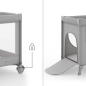Kinderkraft LEODY UP сгъваема бебешка кошара GREY