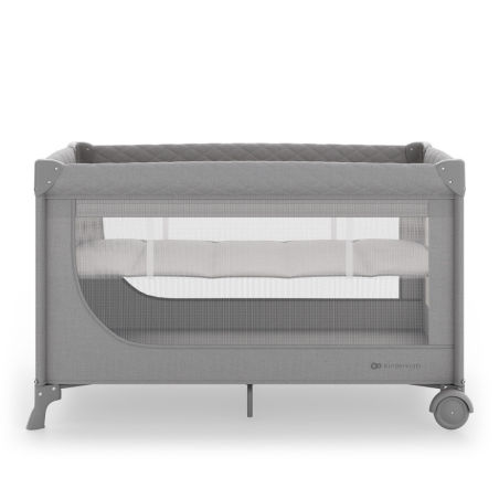 Сгъваема кошара Kinderkraft LEODY UP, GREY