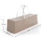 Kinderkraft LEODY UP сгъваема бебешка кошара BEIGE