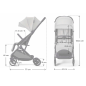 Kinderkraft INDY 3 бебешка количка URBAN GRAY Kinderkraft INDY 3 бебешка количка URBAN GRAY
