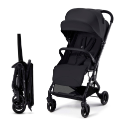 Бебешка количка Kinderkraft INDY 3, COAL BLACK