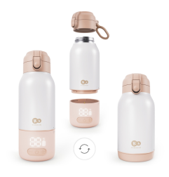 Термос за подгряване на мляко Kinderkraft GAJA 2в1 BEIGE