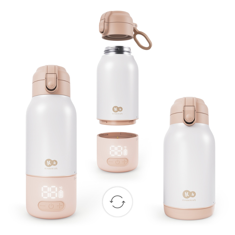 Термос за подгряване на мляко Kinderkraft GAJA 2в1 BEIGE Термос за подгряване на мляко Kinderkraft GAJA 2в1 BEIGE