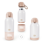 Kinderkraft GAJA термос за подгряване на мляко 2в1 BEIGE Kinderkraft GAJA термос за подгряване на мляко 2в1 BEIGE