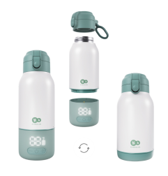 Термос за подгряване на мляко Kinderkraft GAJA 2в1 GREEN