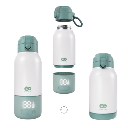 Термос за подгряване на мляко Kinderkraft GAJA 2в1 GREEN