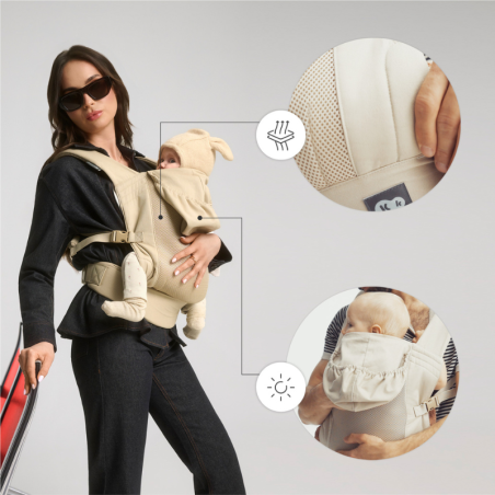 Kinderkraft CARRYBEE ергономична раница BEIGE
