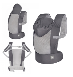 Ергономична раница Kinderkraft CARRYBEE, Grey