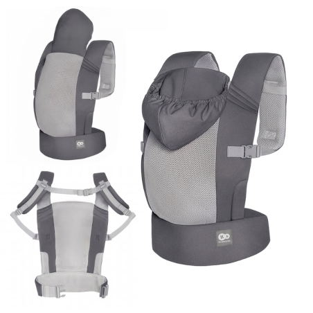 Ергономична раница Kinderkraft CARRYBEE, Grey