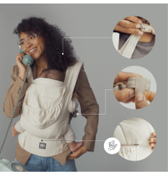 Kinderkraft ELARA ергономична раница BEIGE