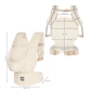 Kinderkraft ELARA ергономична раница BEIGE Kinderkraft ELARA ергономична раница BEIGE