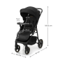 Kinderkraft TRIG 3 бебешка количка с табла ONYX BLACK Kinderkraft TRIG 3 бебешка количка с табла ONYX BLACK