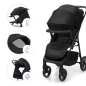 Kinderkraft TRIG 3 бебешка количка с табла ONYX BLACK Kinderkraft TRIG 3 бебешка количка с табла ONYX BLACK