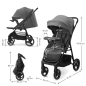 Kinderkraft TRIG 3 бебешка количка с табла GRANITE GREY Kinderkraft TRIG 3 бебешка количка с табла GRANITE GREY