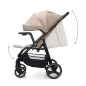 Kinderkraft TRIG 3 бебешка количка с табла STONE BEIGE Kinderkraft TRIG 3 бебешка количка с табла STONE BEIGE