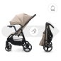 Kinderkraft TRIG 3 бебешка количка с табла STONE BEIGE Kinderkraft TRIG 3 бебешка количка с табла STONE BEIGE