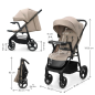Kinderkraft TRIG 3 бебешка количка с табла STONE BEIGE Kinderkraft TRIG 3 бебешка количка с табла STONE BEIGE