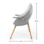 KinderKraft FINI UP столче за хранене GREY KinderKraft FINI UP столче за хранене GREY