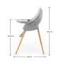 KinderKraft FINI UP столче за хранене GREY KinderKraft FINI UP столче за хранене GREY