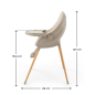 KinderKraft FINI UP столче за хранене BEIGE KinderKraft FINI UP столче за хранене BEIGE