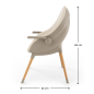 KinderKraft FINI UP столче за хранене BEIGE KinderKraft FINI UP столче за хранене BEIGE