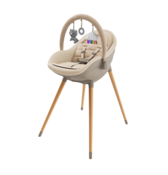KinderKraft FINI UP столче за хранене BEIGE