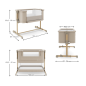 KinderKraft NESTEE GROW 2 бебешка кошара BEIGE KinderKraft NESTEE GROW 2 бебешка кошара BEIGE