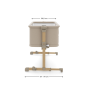 KinderKraft NESTEE GROW 2 бебешка кошара BEIGE KinderKraft NESTEE GROW 2 бебешка кошара BEIGE