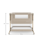 KinderKraft NESTEE GROW 2 бебешка кошара BEIGE KinderKraft NESTEE GROW 2 бебешка кошара BEIGE