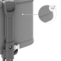 KinderKraft NESTEE GROW 2 бебешка кошара DARK GREY