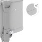 KinderKraft NESTEE GROW 2 бебешка кошара LIGHT GREY