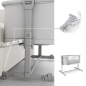 KinderKraft NESTEE GROW 2 бебешка кошара LIGHT GREY