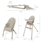 Kinderkraft DINNLY столче за хранене BEIGE Kinderkraft DINNLY столче за хранене BEIGE