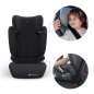 Бустер с облегалка Kinderkraft I-SPARK 2 PLUS, Black