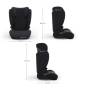 Бустер с облегалка Kinderkraft I-SPARK 2 PLUS, Black