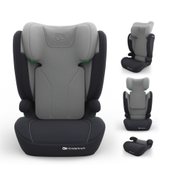 Бустер с облегалка Kinderkraft I-SPARK 2 PLUS, Grey