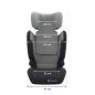 Бустер с облегалка Kinderkraft I-SPARK 2 PLUS, Grey Бустер с облегалка Kinderkraft I-SPARK 2 PLUS, Grey