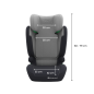 Бустер с облегалка Kinderkraft I-SPARK 2 PLUS, Grey Бустер с облегалка Kinderkraft I-SPARK 2 PLUS, Grey
