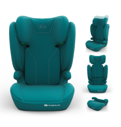 Бустер с облегалка Kinderkraft I-SPARK 2 PLUS, Green