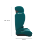 Бустер с облегалка Kinderkraft I-SPARK 2 PLUS, Green