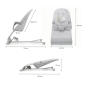 Шезлонг KinderKraft MIMI LIGHT GREY Шезлонг KinderKraft MIMI LIGHT GREY
