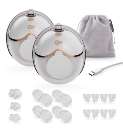 Двойна помпа за кърма KinderKraft MAMAFLOW DOUBLE  GOLDEN