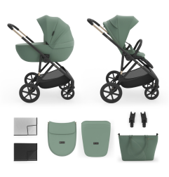 Kinderkraft Prime 3 бебешка количка 2в1 GREEN