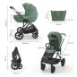 Комбинирана количка Kinderkraft Prime 3 2в1, GREEN Комбинирана количка Kinderkraft Prime 3 2в1, GREEN