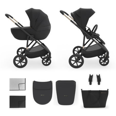Комбинирана количка Kinderkraft Prime 3 2в1, BLACK